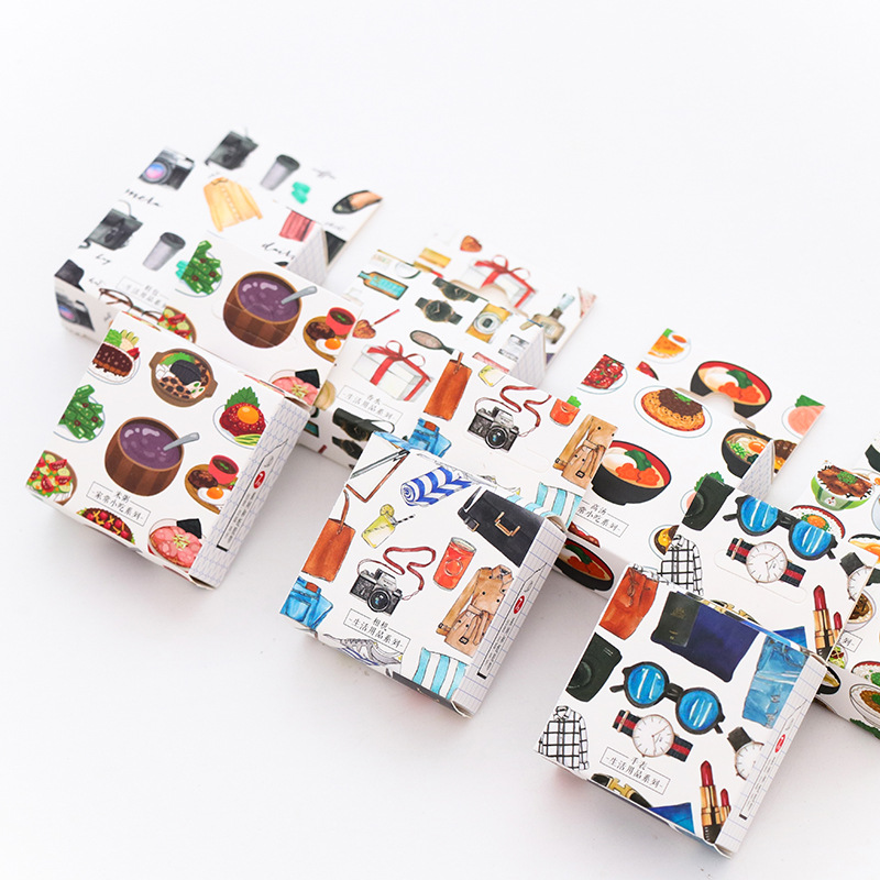 1pcs The Red Fox Hand Account Album Decorative Water Color Washi Tape Office Adhesive Tape Stationery Sticker