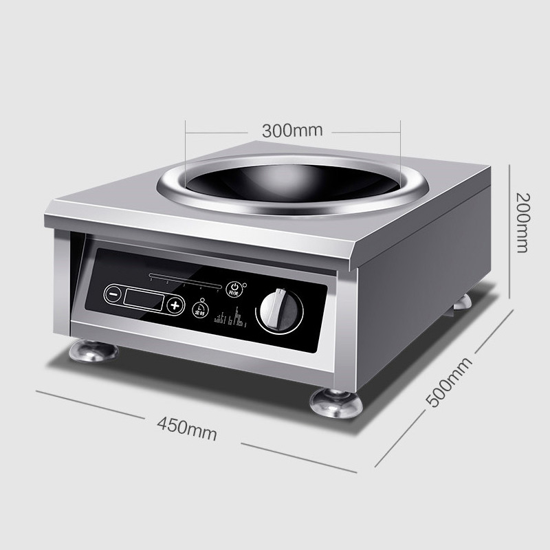 High Power Commercial Electric Induction Cooktop Stainless Steel Hotel Restaurant Canteen Induction Cooker MDCH60-HJ013-A6CK