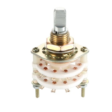 UXCELL 1PCS 12Pin 1/2 Pole 4/5/6/7/10/11 Position Switch Selec Table Single Deck Band Selector Rotary Switches Accessories