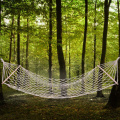 Wood Pole Cotton Rope Hammock Bed with RopeIndoor Comfort Durability Yard Hanging Chair Large Chair Hammocks