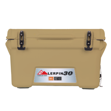 Lerpin brand 30L LLDPE Plastic Insulated Portable Rotomolded Ice Chest Cooler box fishing