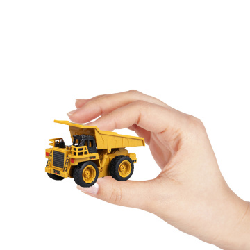 2.4GH 1:18 Mini RC Construction Truck Model Tractor Bulldozer Excavator Remote Control Engineering Small Vehicle Gift Kids Toys