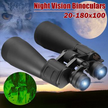 Professional Binocular Adjustable V20-180x100 Zoom Binoculars Light Night Vision Outdoor Telescope Binoculars High Power