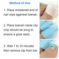 20Pcs Plastic Nail Soak Off Clips Gel Polish Remover Wraps Cleaner Nail Degreaser Tips Gel Remover Fingers Toes Nails Art Tools