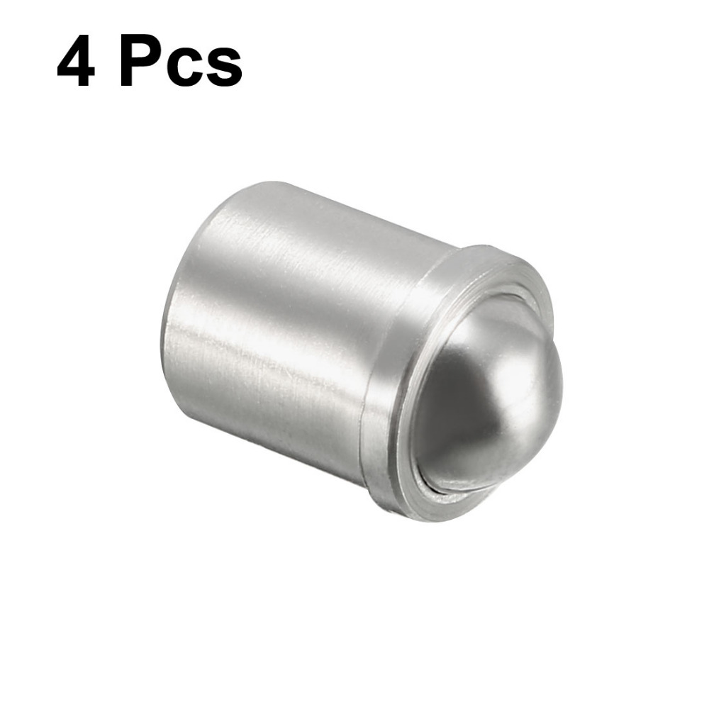 Uxcell Silver Tone 2mm 3mm 4mm 5mm 6mm 8mm 10mm 12mm Dia Stainless Steel Ball Catch Latch Stainless Steel Small Ball Catch 4pcs