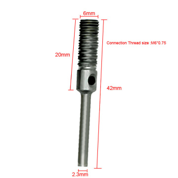 0.3- 4mm Grinder Tool Converter Keyless Drill Bit Chucks Hex Shank Adapter + Rod