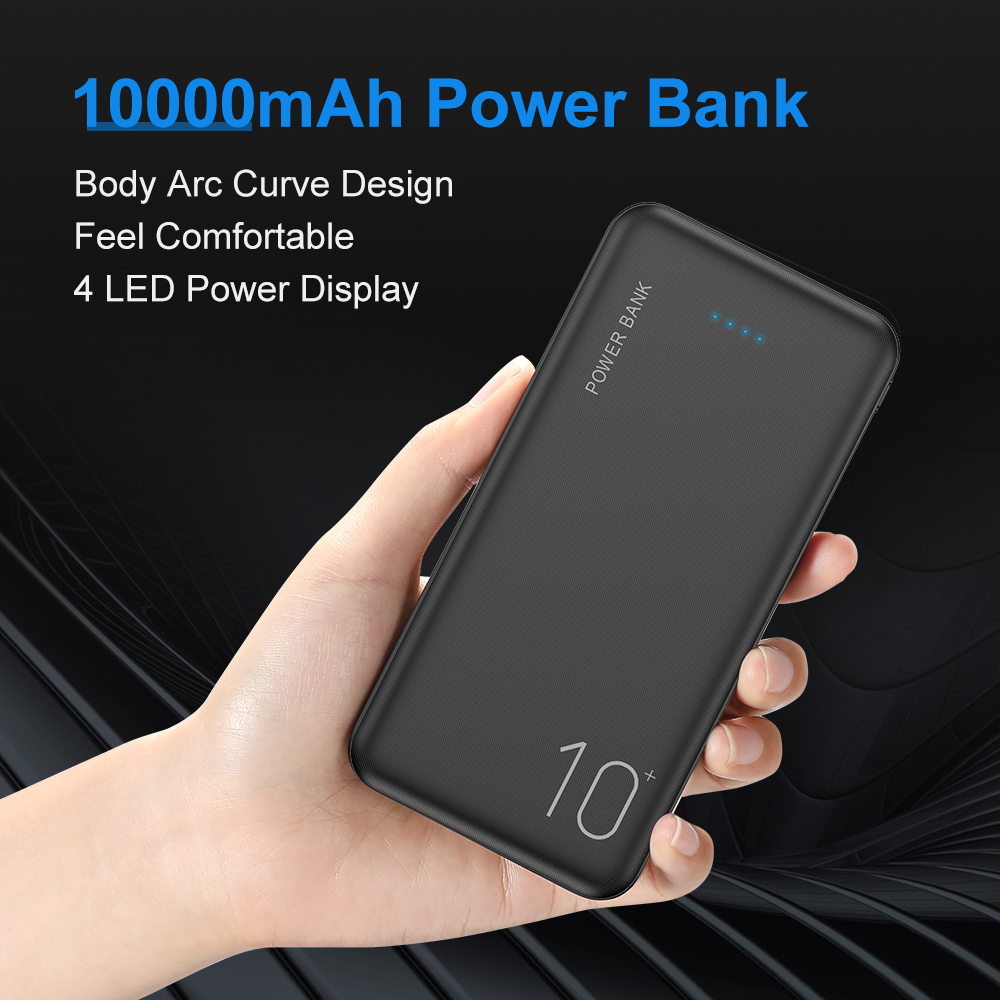 FLOVEME 10000mAh Power Bank Powerbank External Battery Pack Portable Charger Mi Powerbank Poverbank Power Bank For iPhone Xiaomi