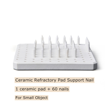 High Temperature Resistant Material Pottery Tools Ceramic Refractory Pad Support Nail Kiln Tool Small Object Firing Tool