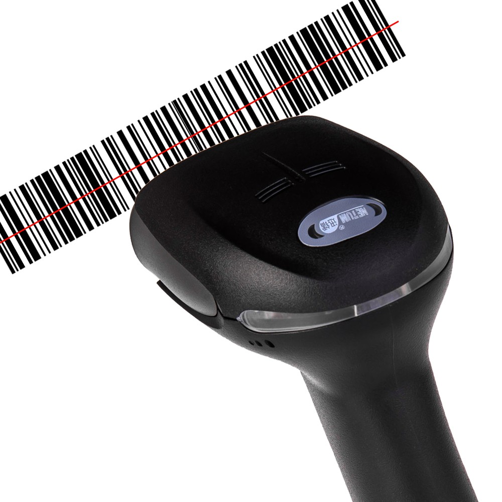NETUM Barcode Scanner Portable Laser High Sensitive Handheld Scanner USB Wired 1D Bar Code Scan for POS System