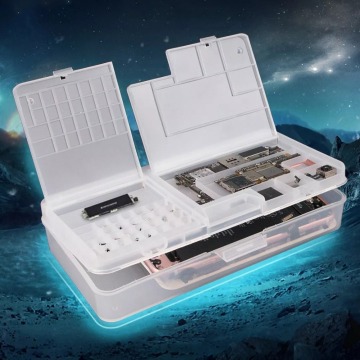 10pcs/lot Mobile Phone Repair Tool Box Storage Box for iPhone Motherboard Component Storage Case Container Outillage