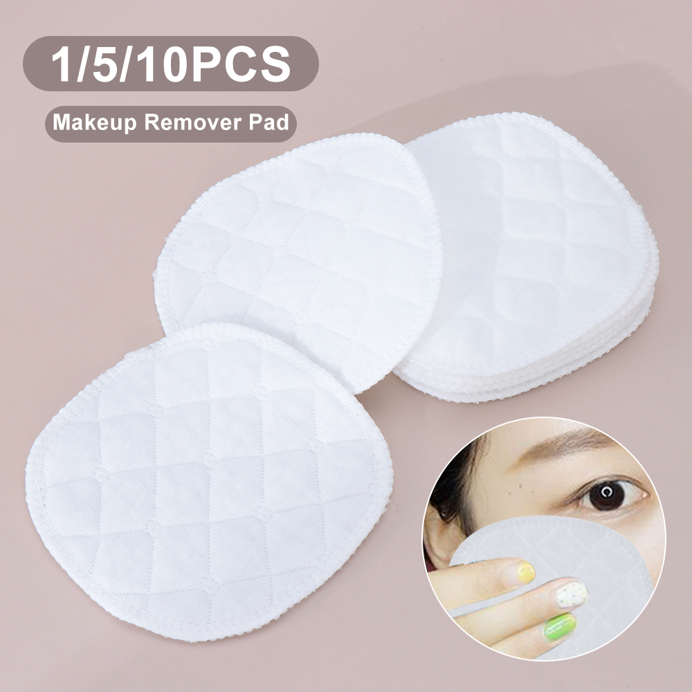 5PCS Washable Cotton Reusable Make Up Remover Pad Breast Pad Ladies Beauty Care Women Beauty Make Up Health Care