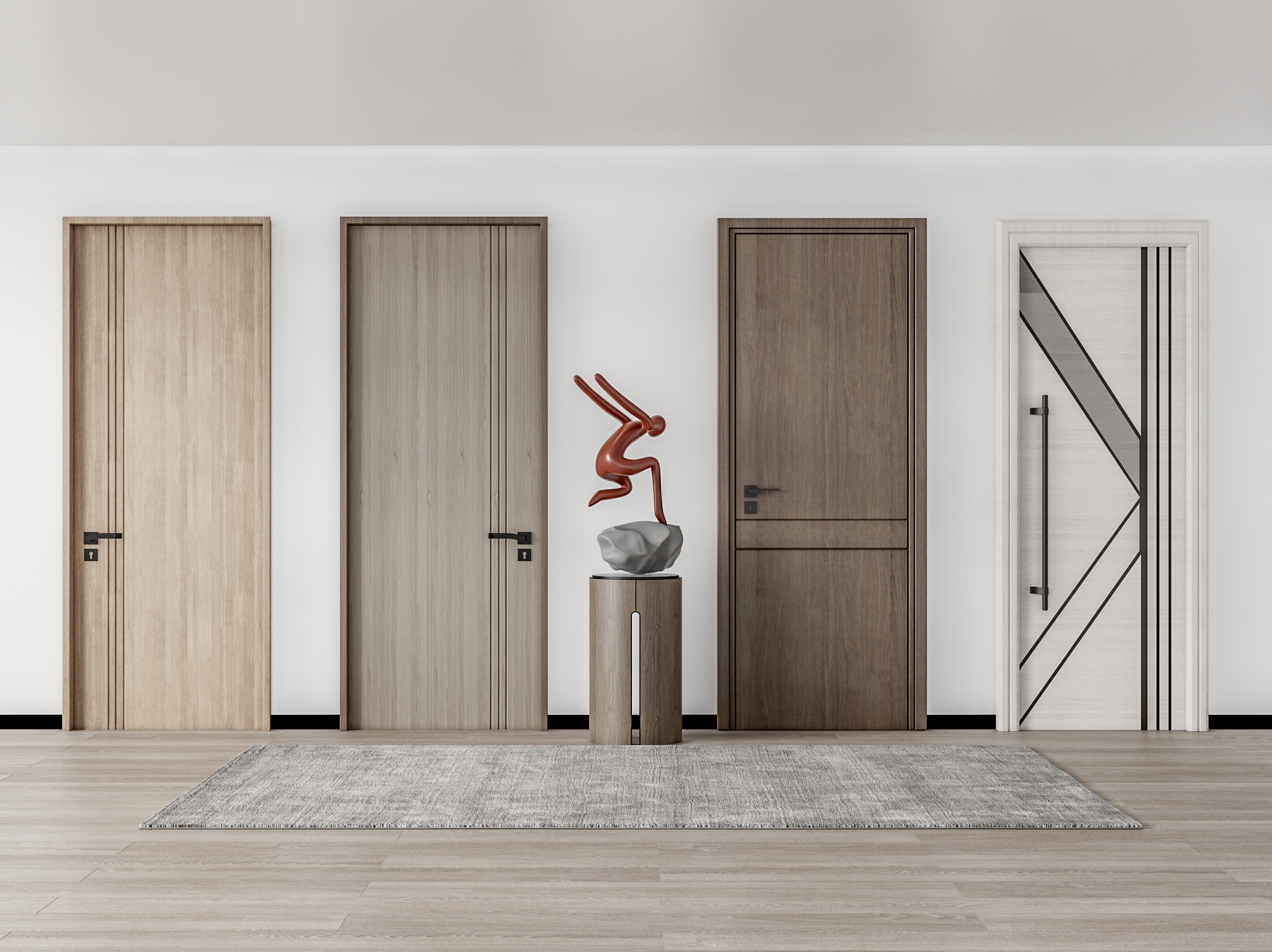 more Interior wood door