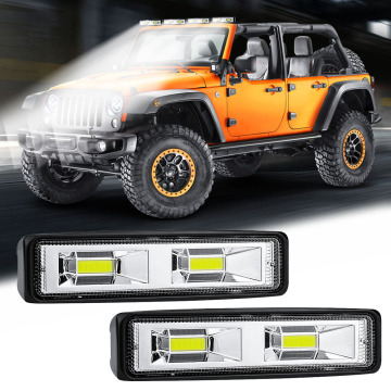 Car SUV LED Bar Work Driving Fog Light 12V 24V Daytime Running Spotlight Off-Road 4000LM White LED Work Lights