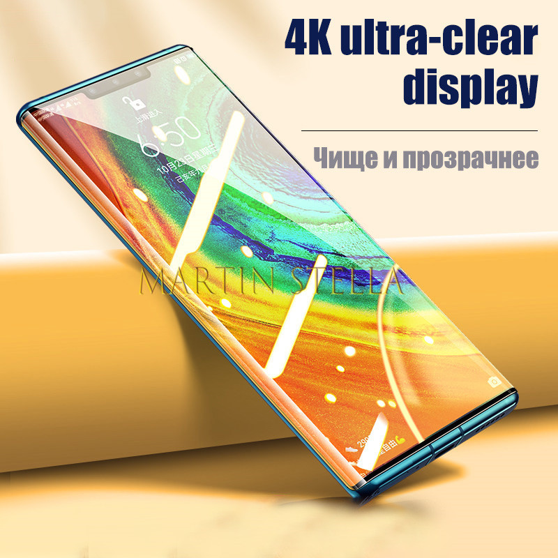 9D Full Cover Tempered Glass For Huawei Mate 30 Pro 20 Lite Screen Protector For Huawei P20 Lite P30 P40 Pro Plus 10H Glass Film