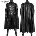 2021 Movie The Batman Bruce Wayne Cosplay Costume Halloween Outfit Adult Robert Pattinson Jumpsuit with Headgear