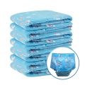 ABDL Adult Diaper Lover Cute Print Patterns Elastic Waistline Diaper DDLG Adult Baby Onesies Absorption 6000ML Diaper
