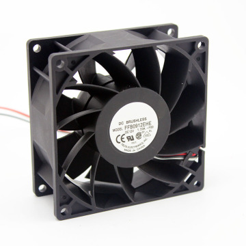 original The FFC0912DE 9238 9038 9cm 9.2*9.2*3.8CM 92*92*38MM cooling fan 12V 1.50A four-line server fan fan