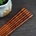 1/2 Pairs Creative Natural Handmade Wood Chopsticks Value Gift Tableware Chopsticks Japanese-style eating ware chop sticks #50