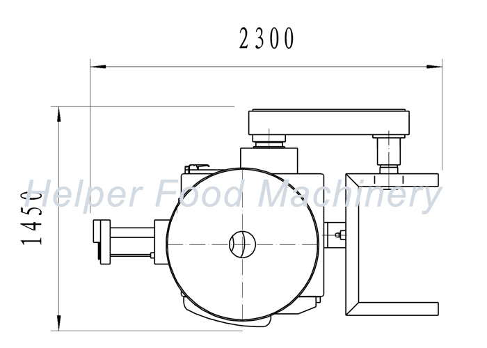 vacuum sausage filler Layout drawing2