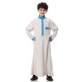 High quality Muslim Islamic Clothing for Children Arabia Jubba Thobe plus size dubai boy's Kaftan Abaya clothing 4 colors