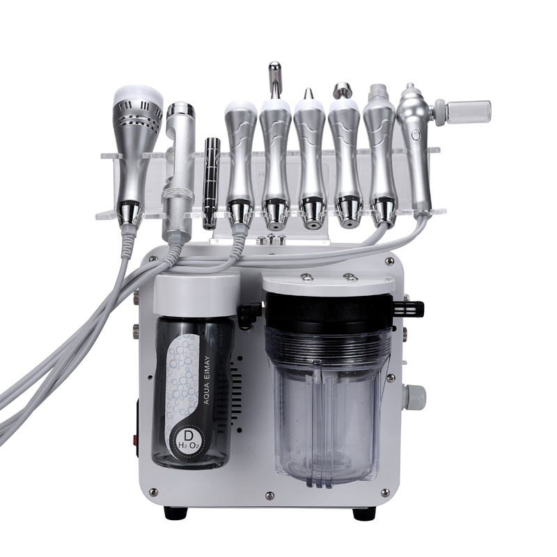 2020 new 9 in 1 water oxygen jet peel deep cleansing small bubble machine microdermebrasion skin rejuvenation hydrafacial
