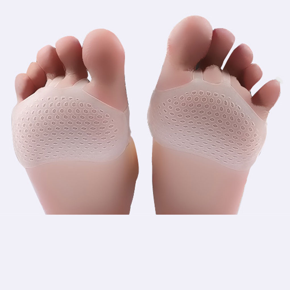 Girls Women Pair of forefoot pads 1 pair bunions treatment corrector silicone forefoot pad big toe separator sleeve