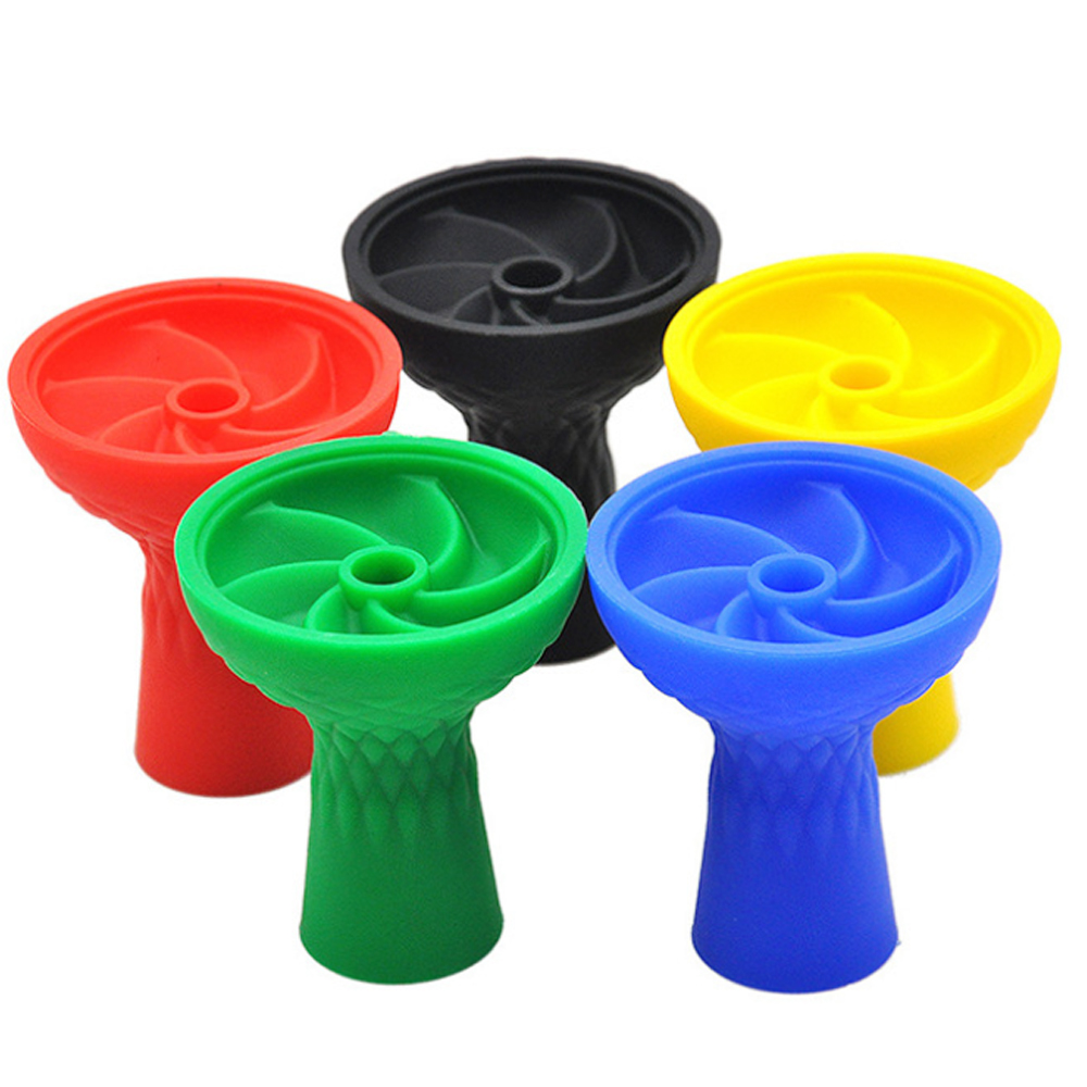 5Pcs Silicone Charcoal Holder Refractory Hookah Bowl Shisha Tobacco Sheesha Nargile Cigarette Smoke Pipe Smoking Accessories