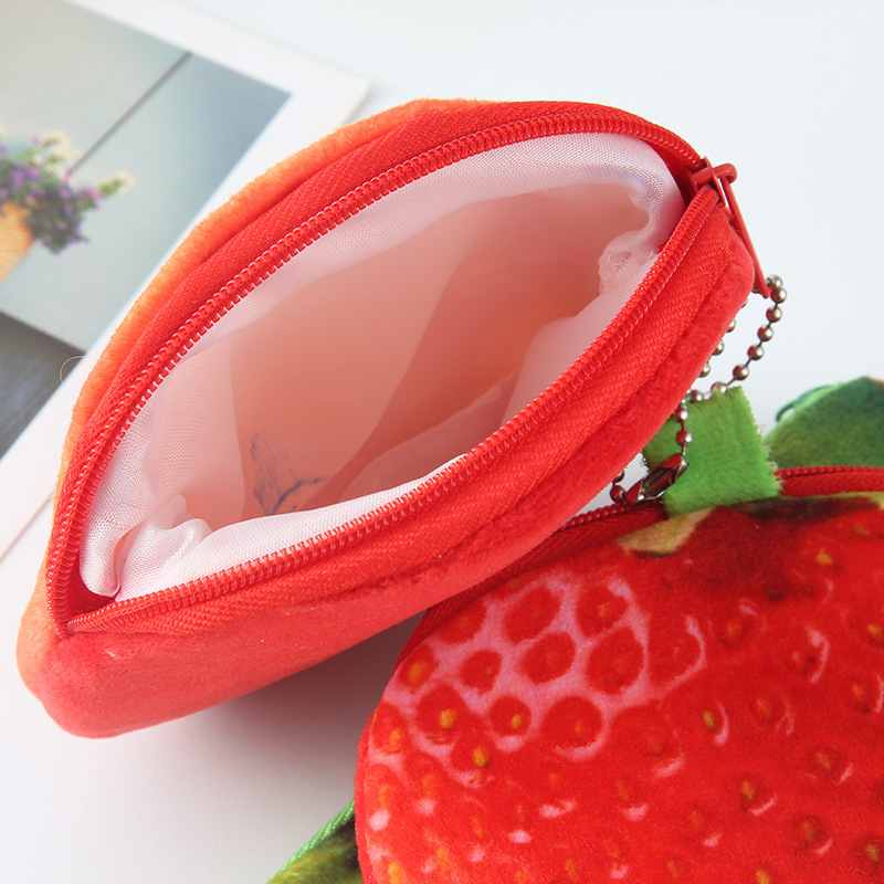 Tampon Storage Bag Cosmetic Earphone Organizer Watermelon Orange Starwberry Purse Coin Key Holder Women Travel Napkin Zipper Bag