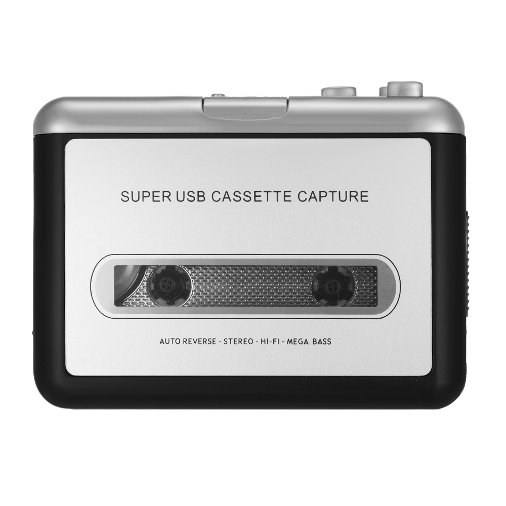 Portable MP3 Cassette Capture to MP3 USB Tape PC Super MP3 Music Player Audio Converter Recorders Players Cassette-to-MP3