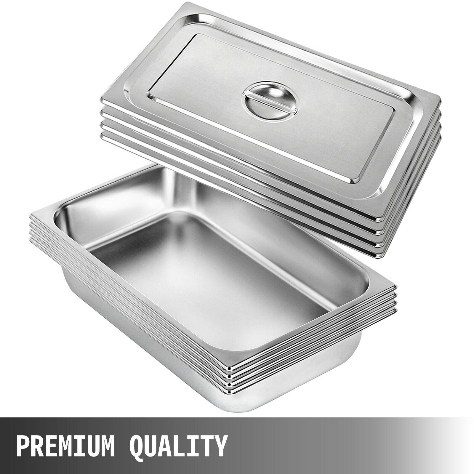 Rectangular Tray Stainless Steel Tray 4 Set Steamed Rice Plate 50 x 30 x 10 cm Stainless Steel Oven Baking Tray Easy to Clean
