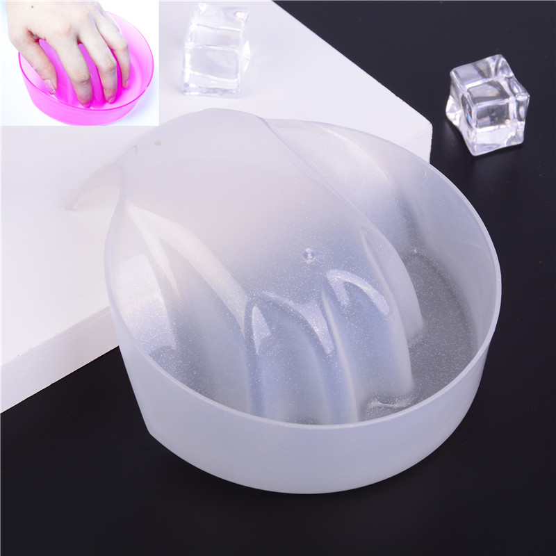 1 Pcs DIY Salon Nail Spa Bath Treatment Manicure Tools Nail Art Hand Wash Remover Soak Bowl