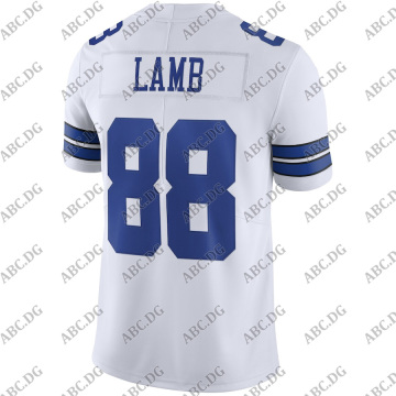 Customized Stitch American Football Jersey Men Women Kid Youth Dallas CeeDee Lamb White Vapor Limited Jersey