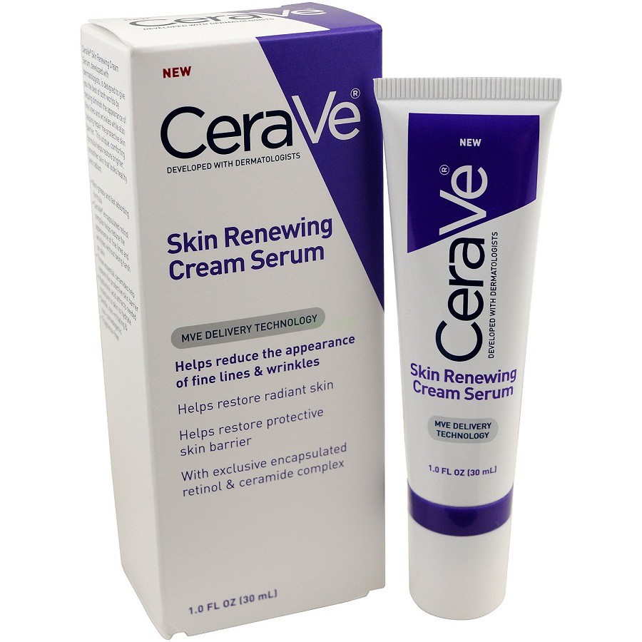 CeraVe Skin Renewing Serum A MVE Sustained Release of Alcohol Compact Anti-wrinkle and Anti-aging Essence 30ml