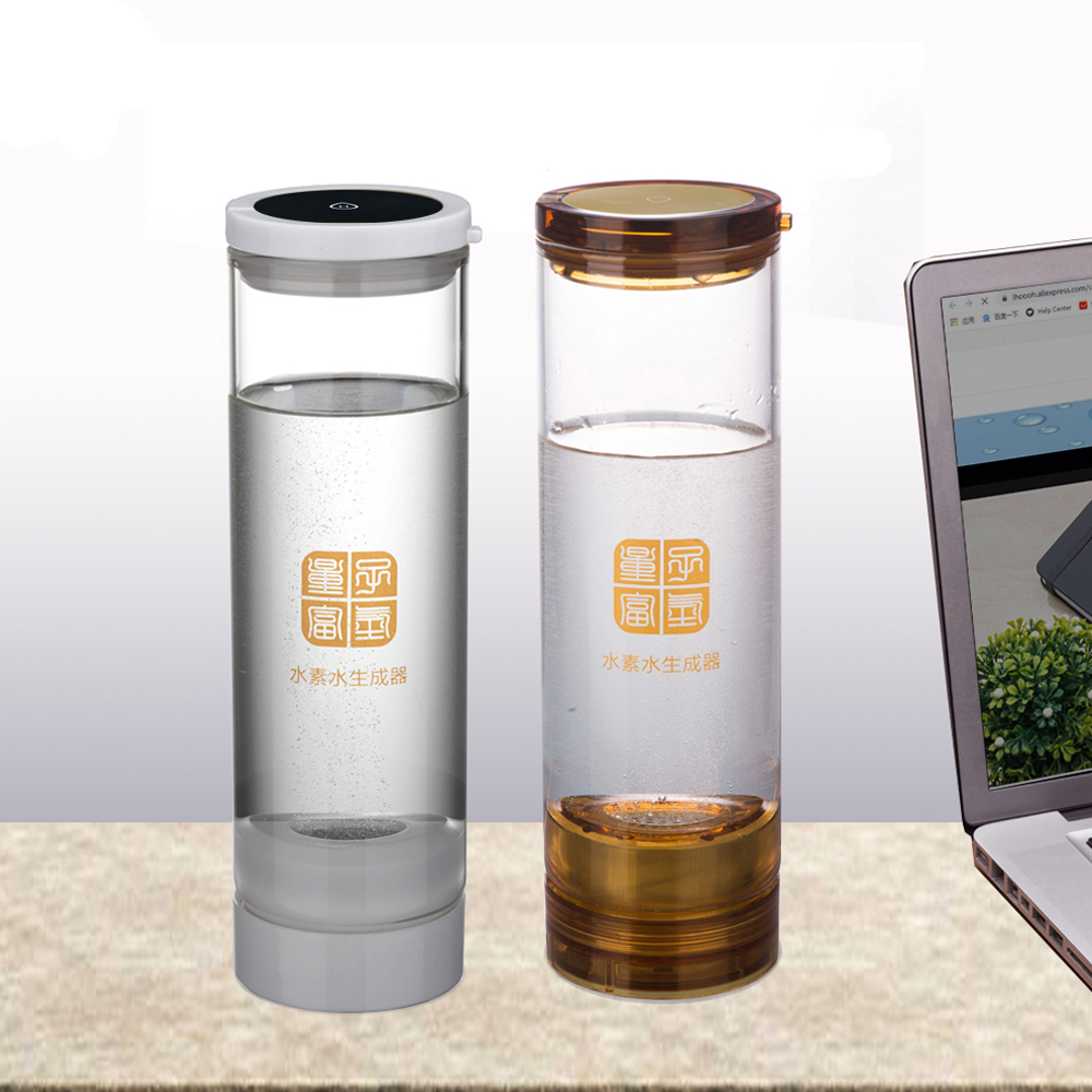 High Hydrogen Water Generator Bottle/Cup Wireless Transmission ORP Alkaline Japanese Craftsmanship Titanium Platinum USB 600ML