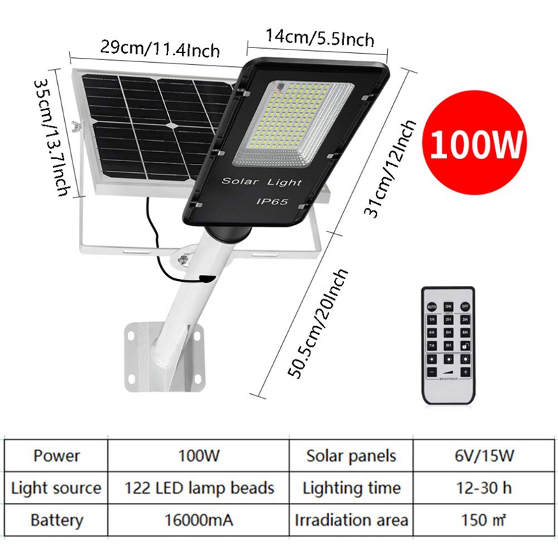 100w Solar Led Street Light