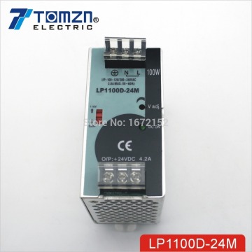 100W 24V 4.2A Mini size Din Rail Single Output Switching power supply 100-240V input