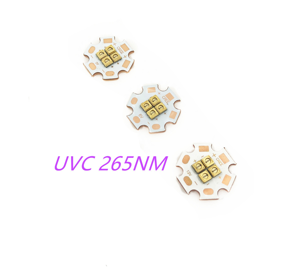 265nm 275nm 4W Deep UVC LED 32mW 40mW Diode 3535 3939 Lamp SMD beads for UV disinfection Medical equipment 3V6V LG Chip copper