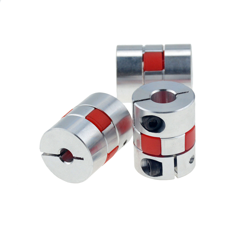 4pcs Aluminium Plum Flexible Shaft Coupling D20L25 5X8mm Motor Connector Flexible Coupler 5mm To 8mm