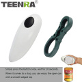 TEENRA Electric Can Opener One Touch Automatic Jar Opener Bottle Opener Electric Hands Free Kitchen Gadgets