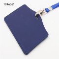 High quality 617 PU Leather material card sleeve ID Badge Bank Credit Card Badge Holder Accessories School student office
