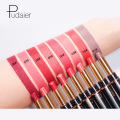Pudaier Brand 1pcs Matte Lipstick Wateproof Double Ended Long Lasting Lipstick Cosmetics Nude Red Lips Liner Pencil