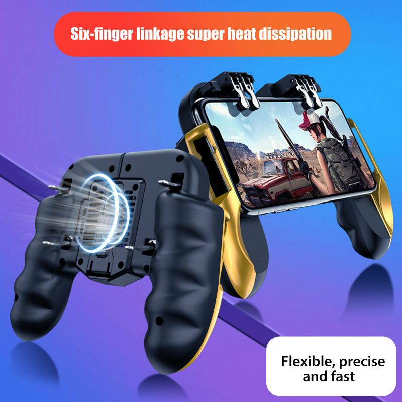 New Gamepad Pubg Controller Android Joystick Mobile Game Pad Game Controller Handheld Gamepad for iPhone Xiaomi With Cooler Fan