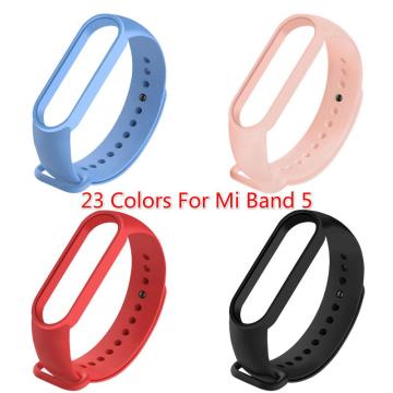 Silicone Strap For Mi Band 5 Wristband Multicolor Replacement Strap For Xiaomi Smart Watch 5 For Mi Watch 5 Accessories TXTB1