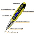Multi-Function Digital Induction Test Pencil Screwdriver Electrical Tester With LED Light Power Tools AC DC