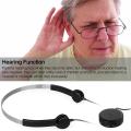 EastVita Bone Conduction In-Earphone Hearing Aid Headset Sound Amplifier Care Health Earphones for People Hearing Impairmen r25