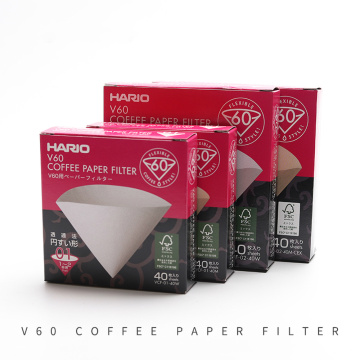 V60 Filter Coffee Paper 1-4 Cup for Specialized Cafe V60 Dripper Barista for Coffee Maker Genuine Reusable Filters