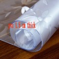 Thickened 1.5mm transparent cosmos PVC tablecloth waterproof table cover oil-proof kitchen custom soft glass protection mat