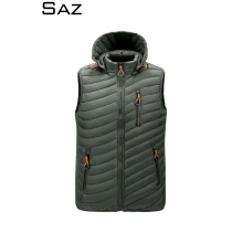 Saz Men's Lightweight Down Vest Insulated Winter Puffer Coat