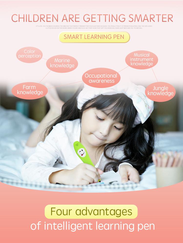 GloryStar Kids Learning Machine Common Sense Cognitive Intelligence Logic Learning Pen Educational Toy