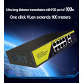 10Port POE Gigabit Switch 48V VLAN 10/100/1000Mbps 8 poe 1000M port+2uplink port Network Switch for CCTV IP Camera Wireless AP